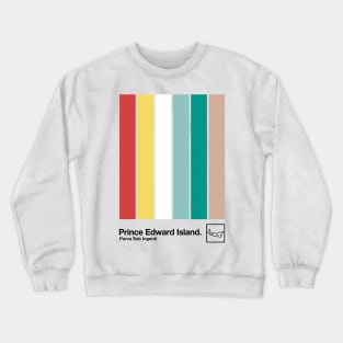 Prince Edward Island // Original Minimalist Artwork Poster Design Crewneck Sweatshirt